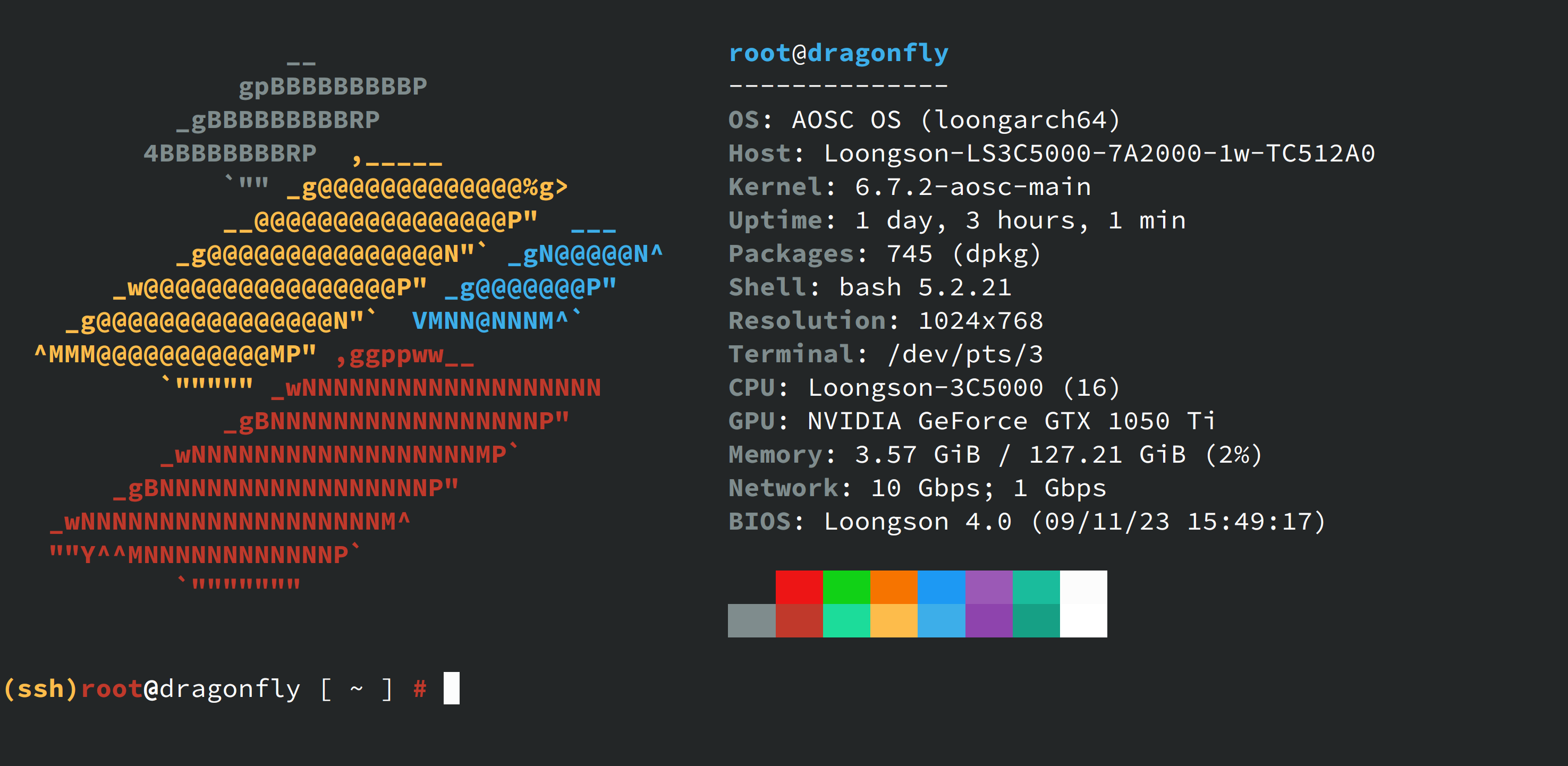 社区好友 Xinmudotmoe 贡献的龙架构构建服务器