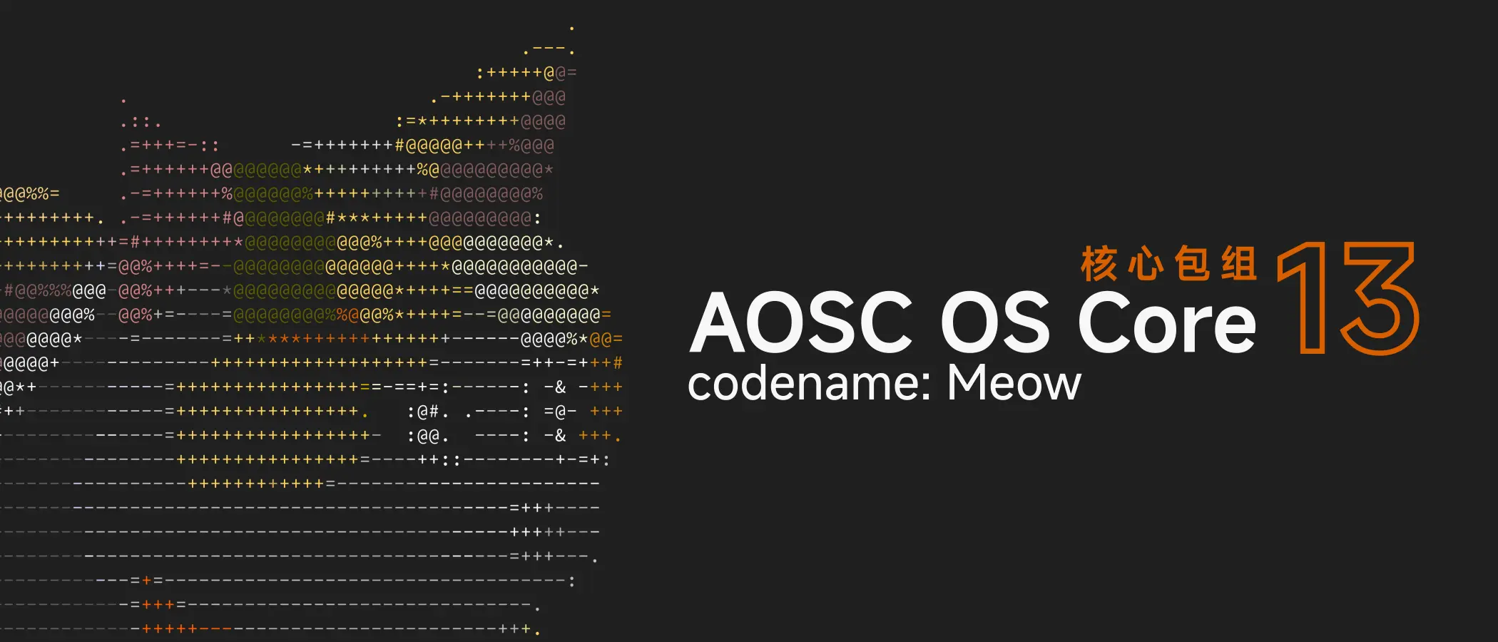 Core 13 字符画