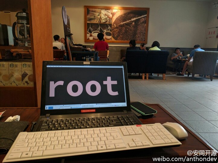 Putting the AOSC 2016 sticker pack into good use (idea 3).