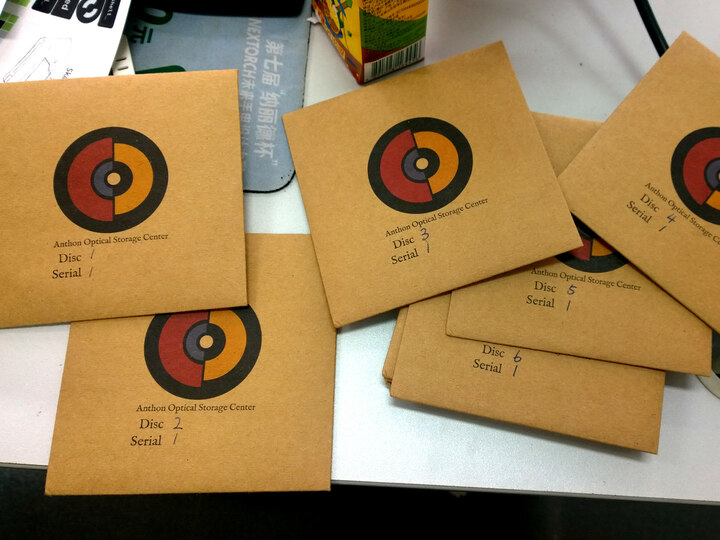 Day 1's lucky dip - Staph Zhang's optical backup of old AOSC OS packages and releases.