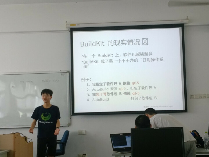 Lion Yang introducing the problems with BuildKit and Ciel, the answer?