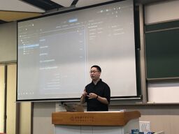 Junde Yhi demonstrating the UI designs of DeployKit - our system deployment toolkit to come early next year.