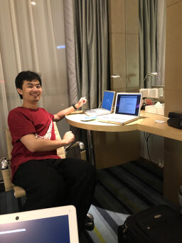 Staph deploying AOSC OS on the Apple PowerBook G4's, preparing for Day 's lucky draw.