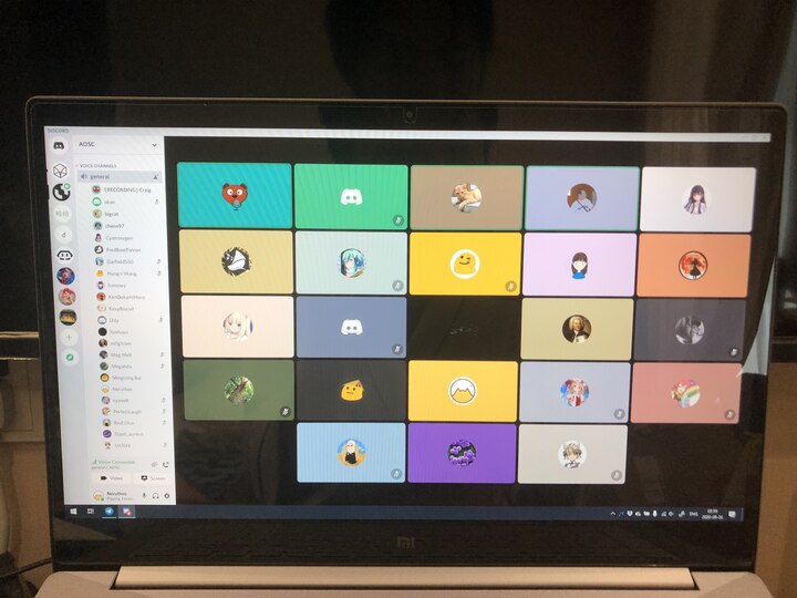 Attending Virtual AOSCC 2020 (Telegram: @neruthes).