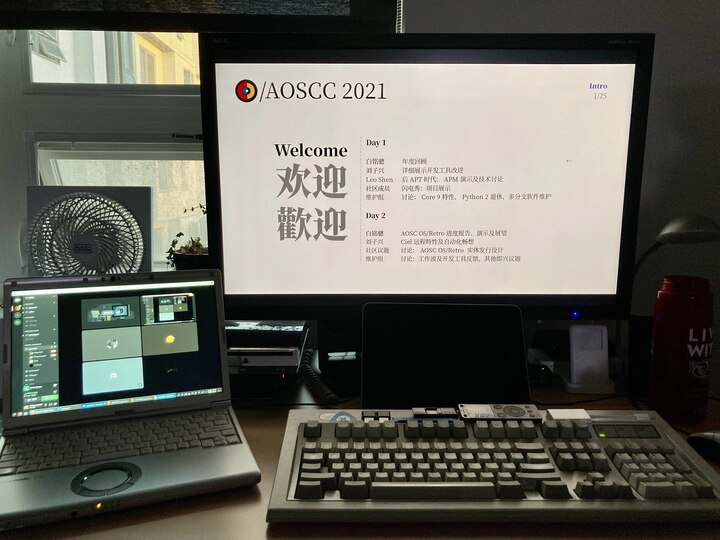 Attending Virtual AOSCC 2021 (Telegram: @JeffBai).