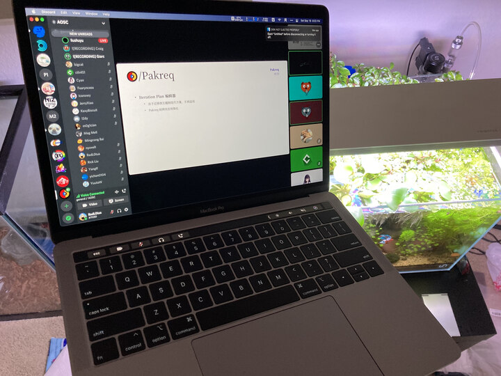 Attending Virtual AOSCC 2021 (Telegram: @TheSaltedFish).