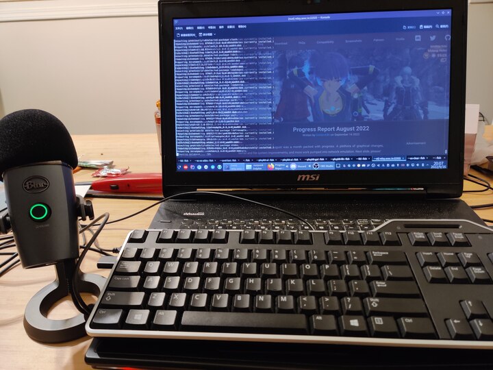 Attending Virtual AOSCC 2022 (Telegram: @liushuyu)