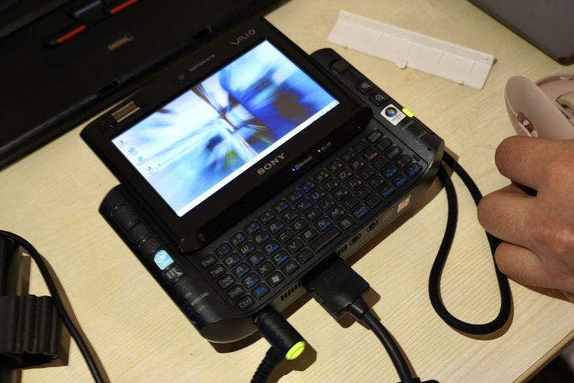 Sony VAIO UX at the demonstration corner